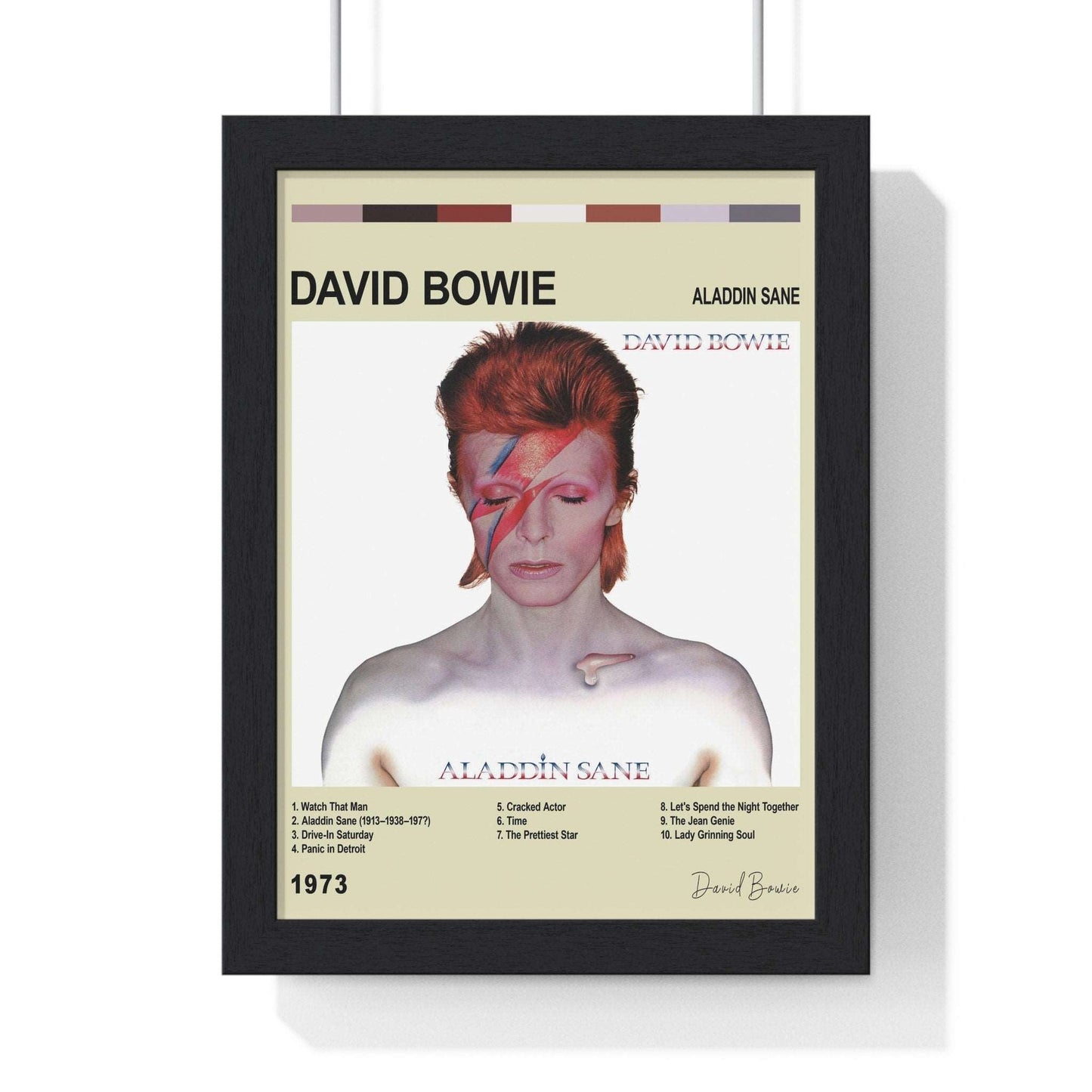 David Bowie Album Collection Poster - Poster Kingz