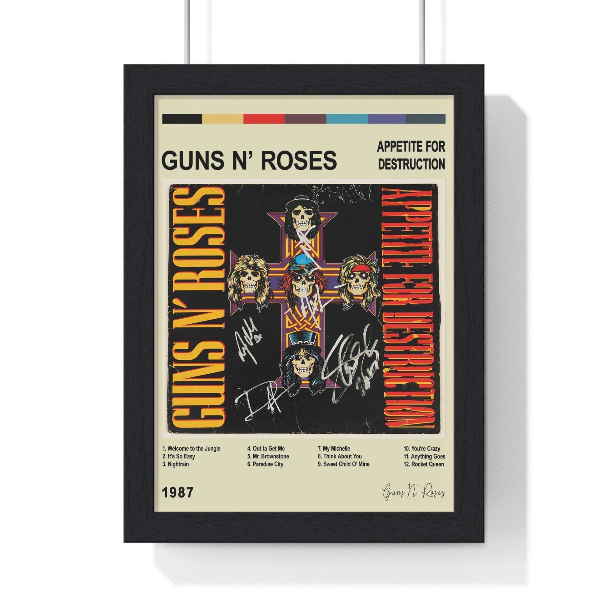 Guns n Roses - Appetite for Destruction Album Poster - Poster Kingz
