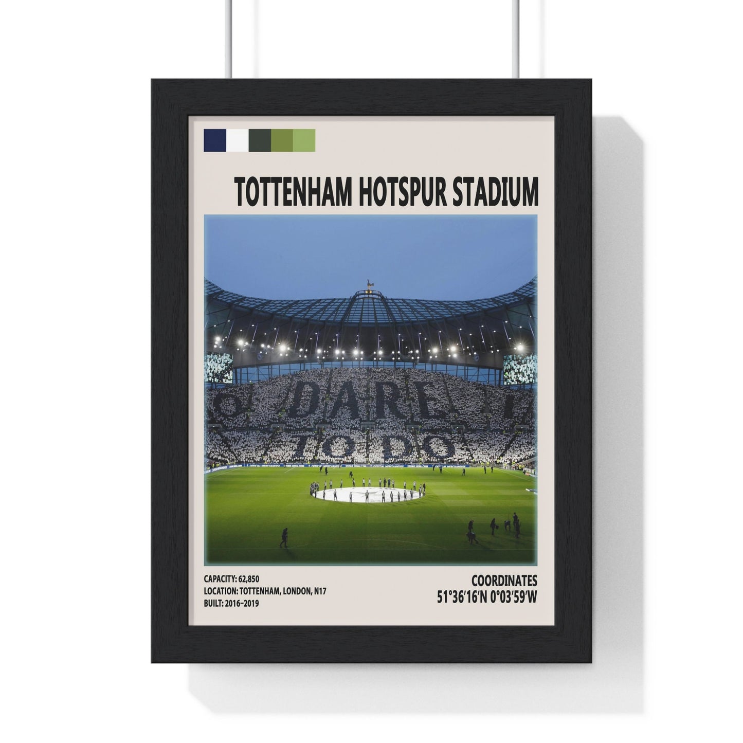 Tottenham Hotspur stadium poster