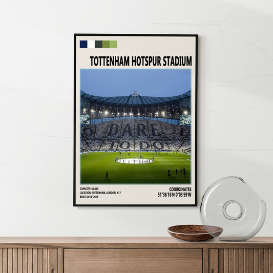 Tottenham Hotspur stadium poster