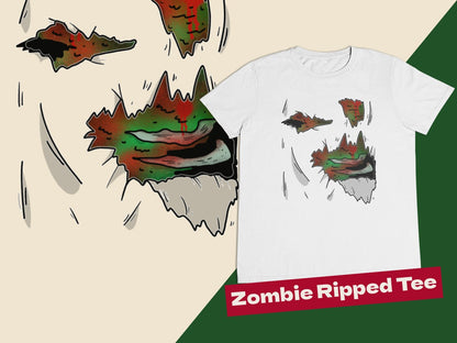 Zombie Ripped Tee T-Shirt