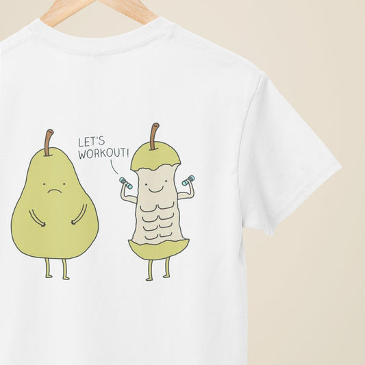 Lets Workout Gym Top T-Shirt Pear