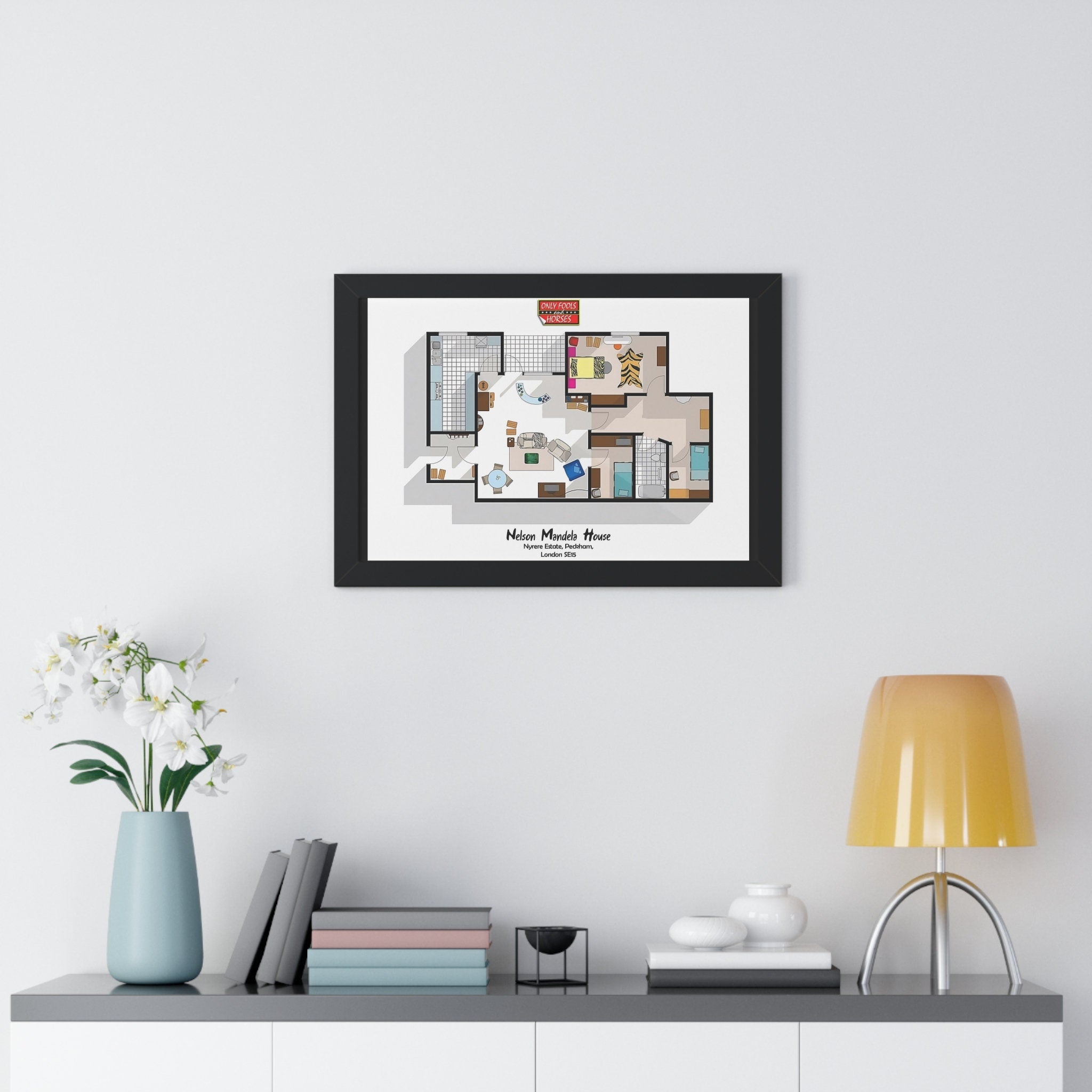 Only Fools And Horses TV Show Apartment Floor Plan