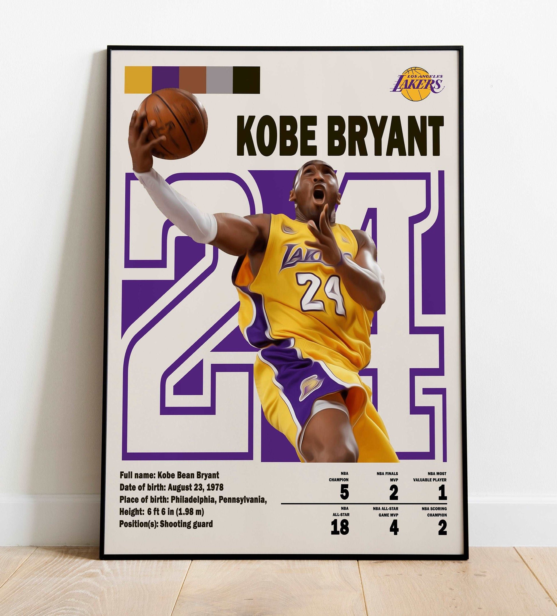 Kobe Bryant NBA Poster - Poster Kingz