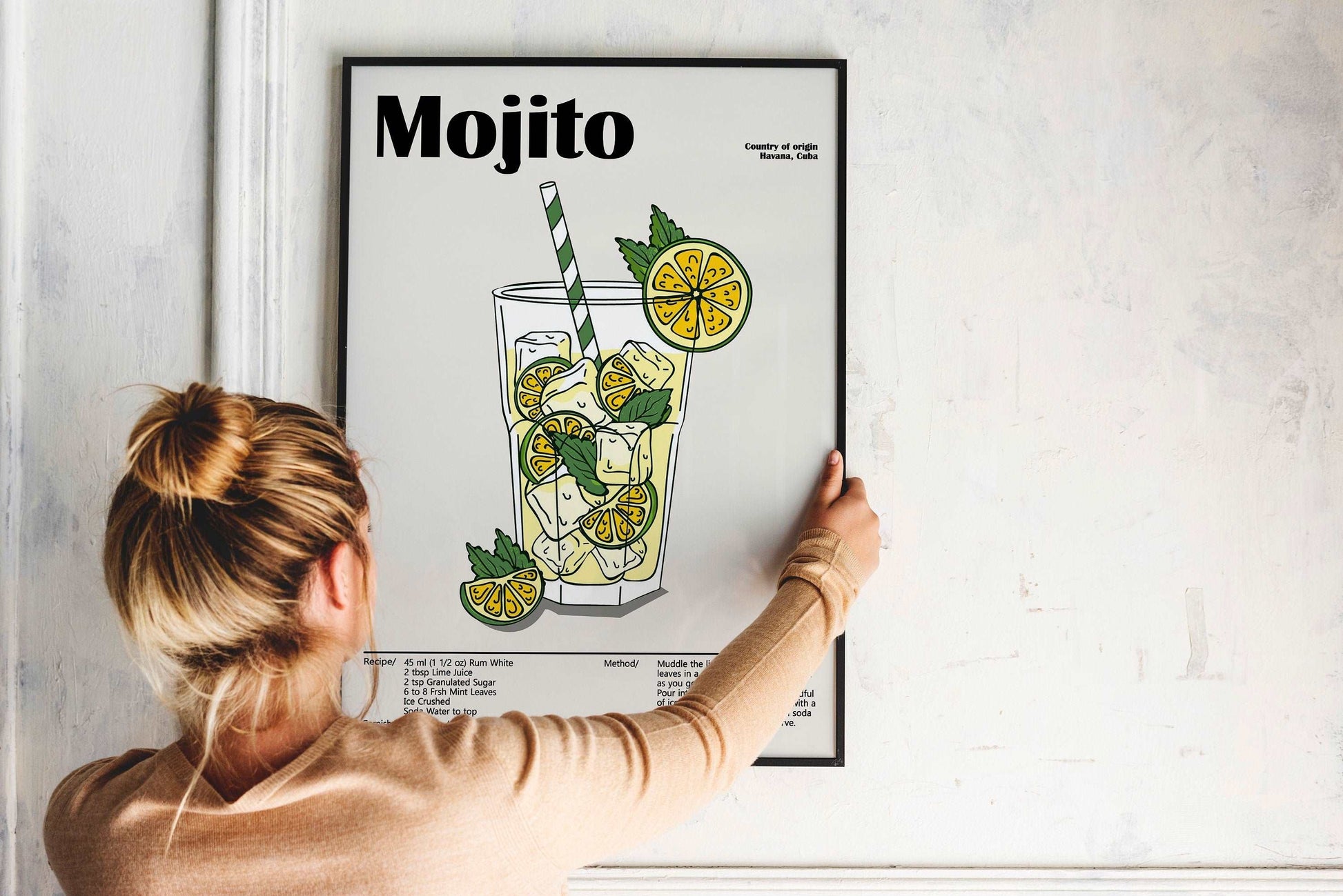 Mojito Cocktail Poster - Poster Kingz