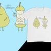Clothing Let’s Workout Funny Pear Gym T-Shirt – Fruit Pun Tee for Fitness & Humor Fans Poster Kingz