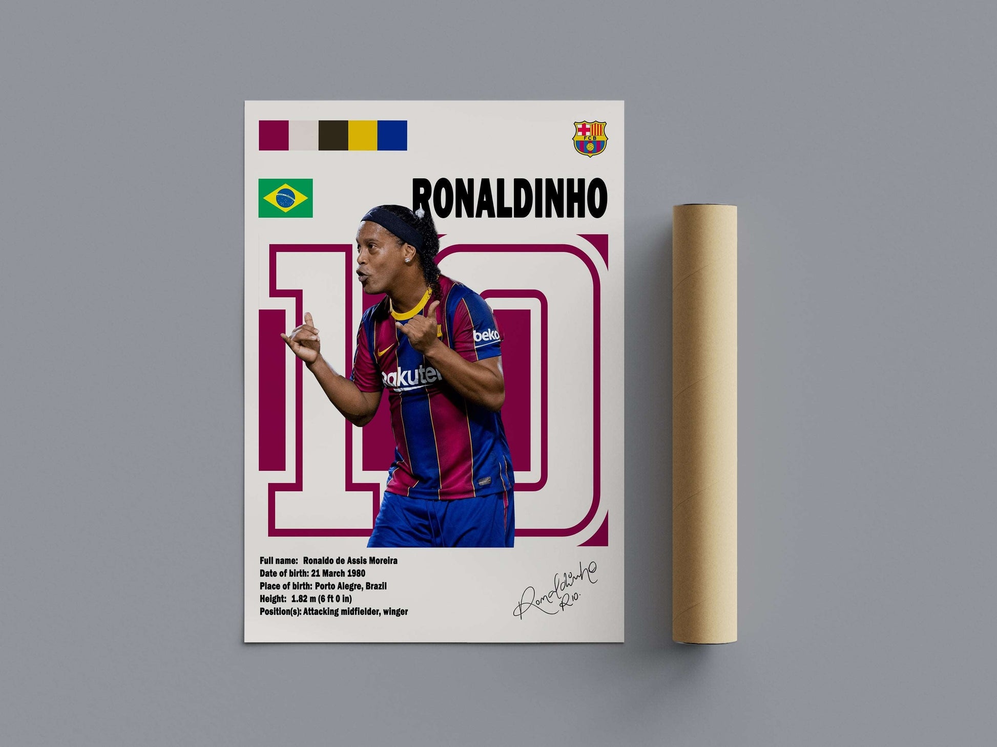 Ronaldinho Poster - Poster Kingz