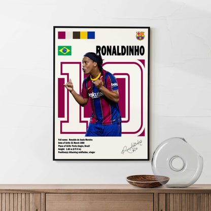 Ronaldinho Poster - Poster Kingz