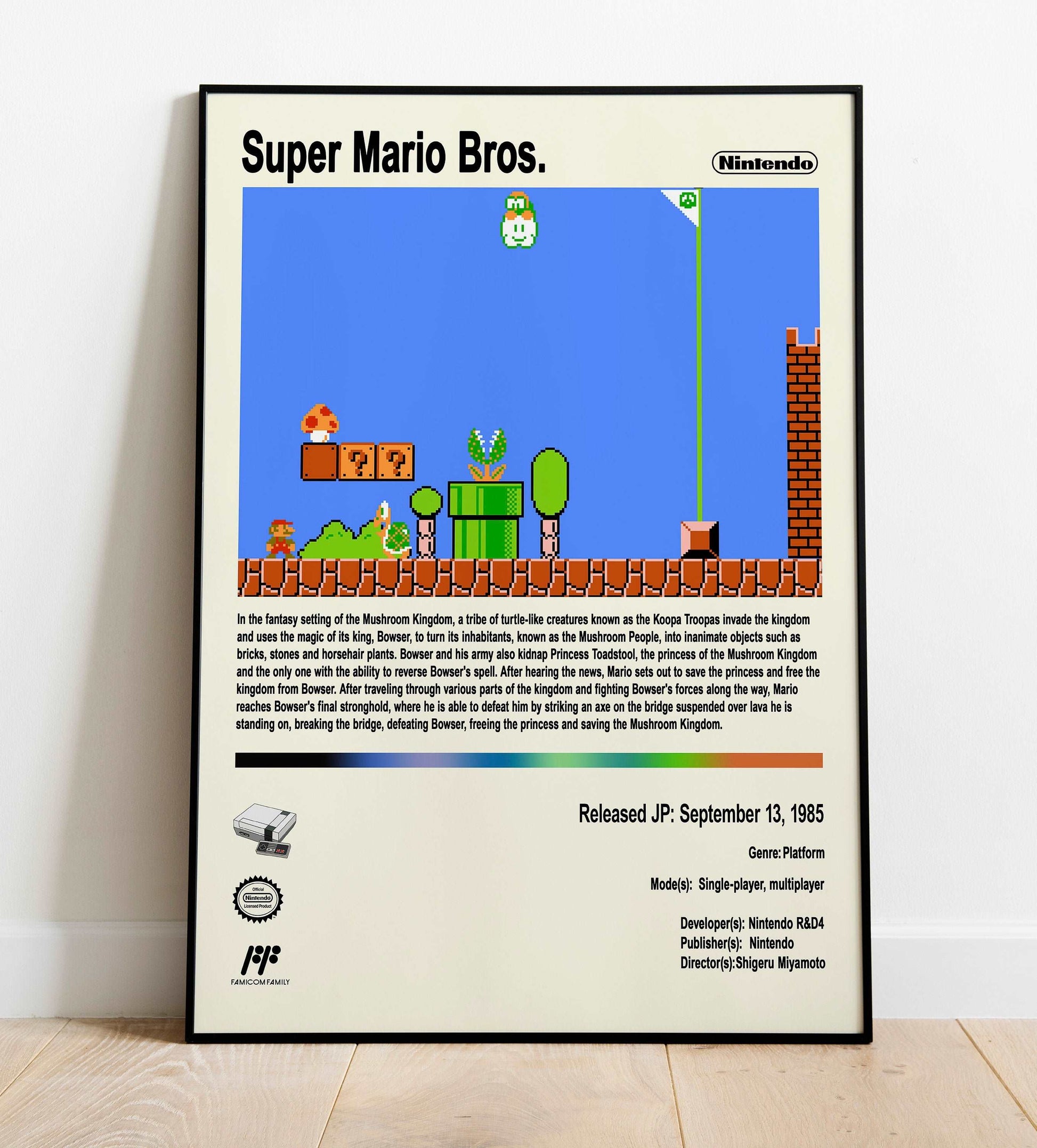 Super Mario Bros Video Game Posters - Poster Kingz