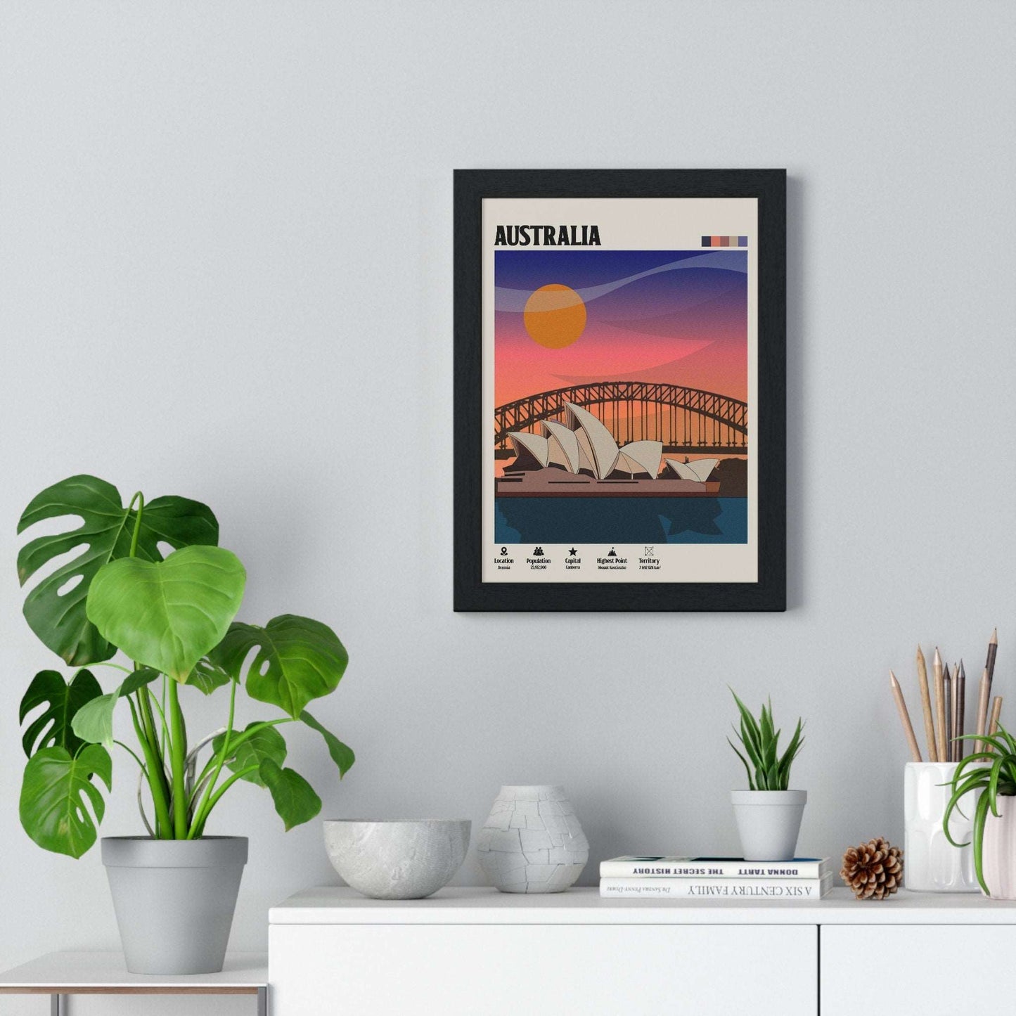 Sydney travel print - Australia - Poster Kingz