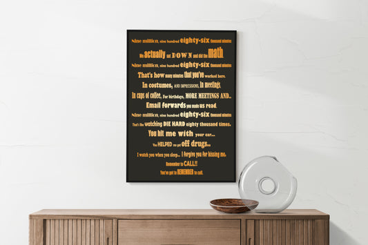 The Office (US) 9,986,000 minutes Poster - Poster Kingz