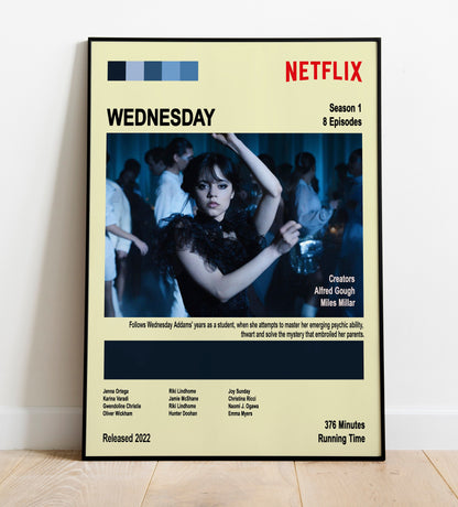 Wednesday Netflix 2022 Posters